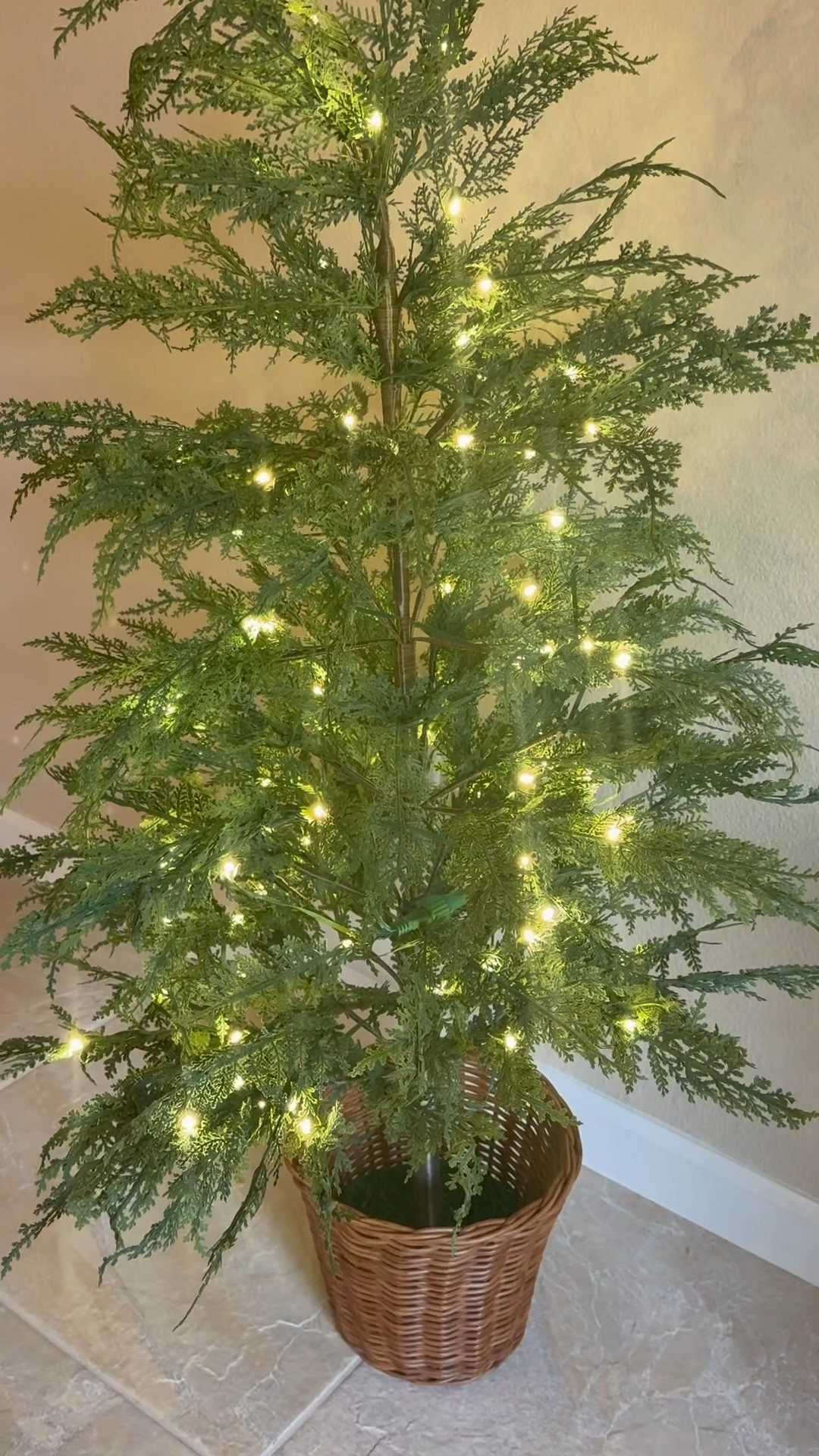 ✨ The VIRAL mini tree is finally here! 🌲 4ft tall, pre-lit with gorgeous twinkling lights, and looks so realistic. High sell-out risk—grab it fast! ✨

#LTKSeasonal #LTKHome