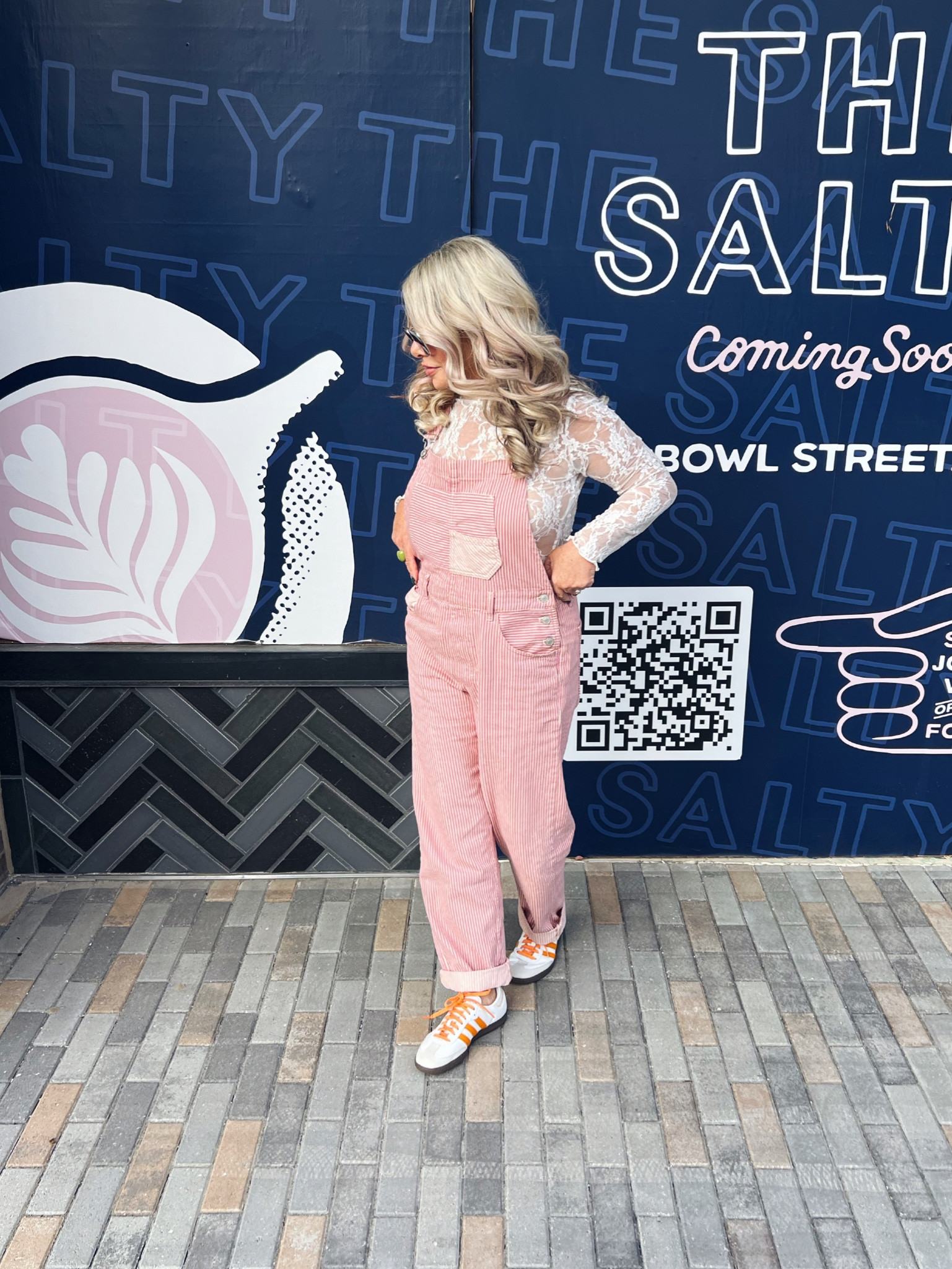 Fall Transition Outfit! #overalls #jumpsuit #lace #samba #adidas #daydate 

#LTKOver40 #LTKShoeCrush #LTKSeasonal