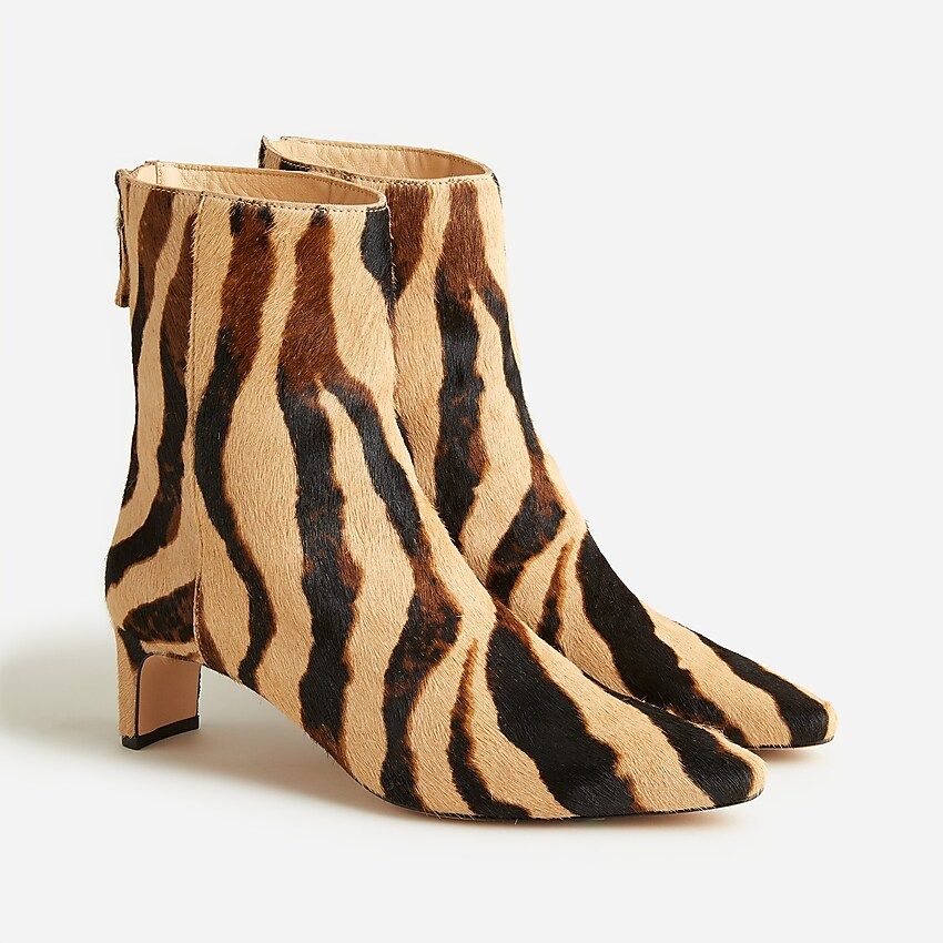 Stevie ankle boots in calf hair | J.Crew US