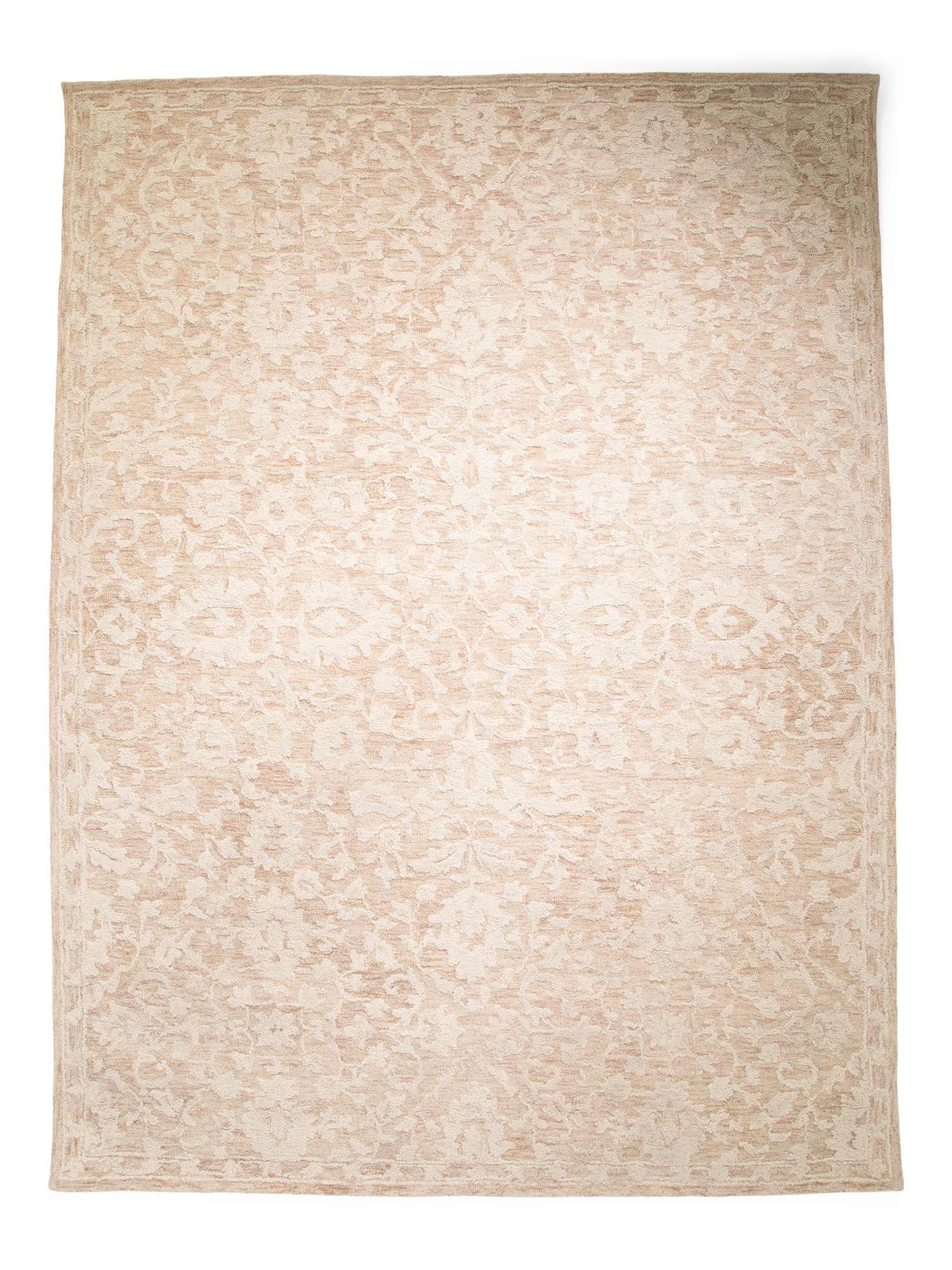 9x12 Wool Hand Tufted Scroll Area Rug | TJ Maxx