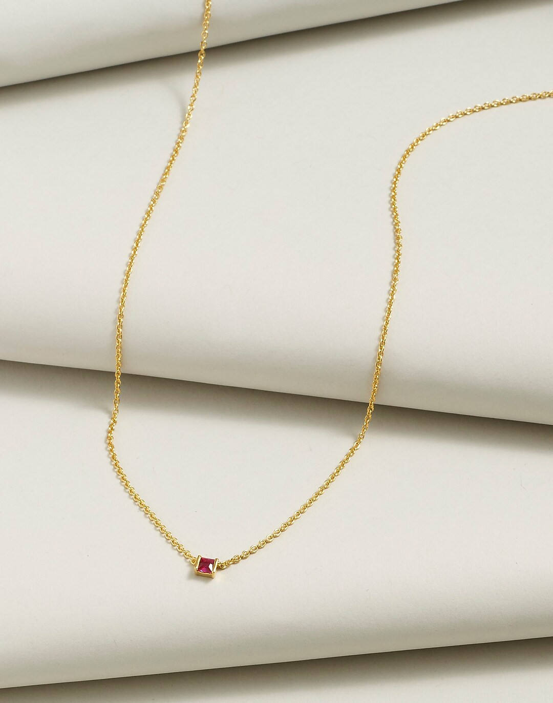 Delicate Collection Demi-Fine Birthstone Chain Necklace | Madewell