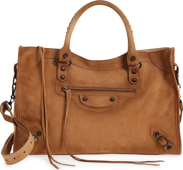 Medium Le City Suede Satchel | Nordstrom