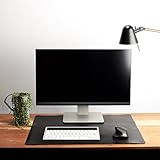 Capra Leather Desk Top Pad Men, Black Handmade Mat Blotter Organizer, Office Supplies Accessories, 1 | Amazon (US)