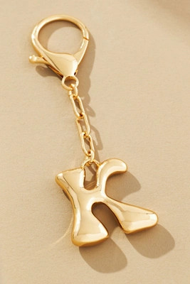 Bubble Letter Monogram Bag Charm | Anthropologie (US)