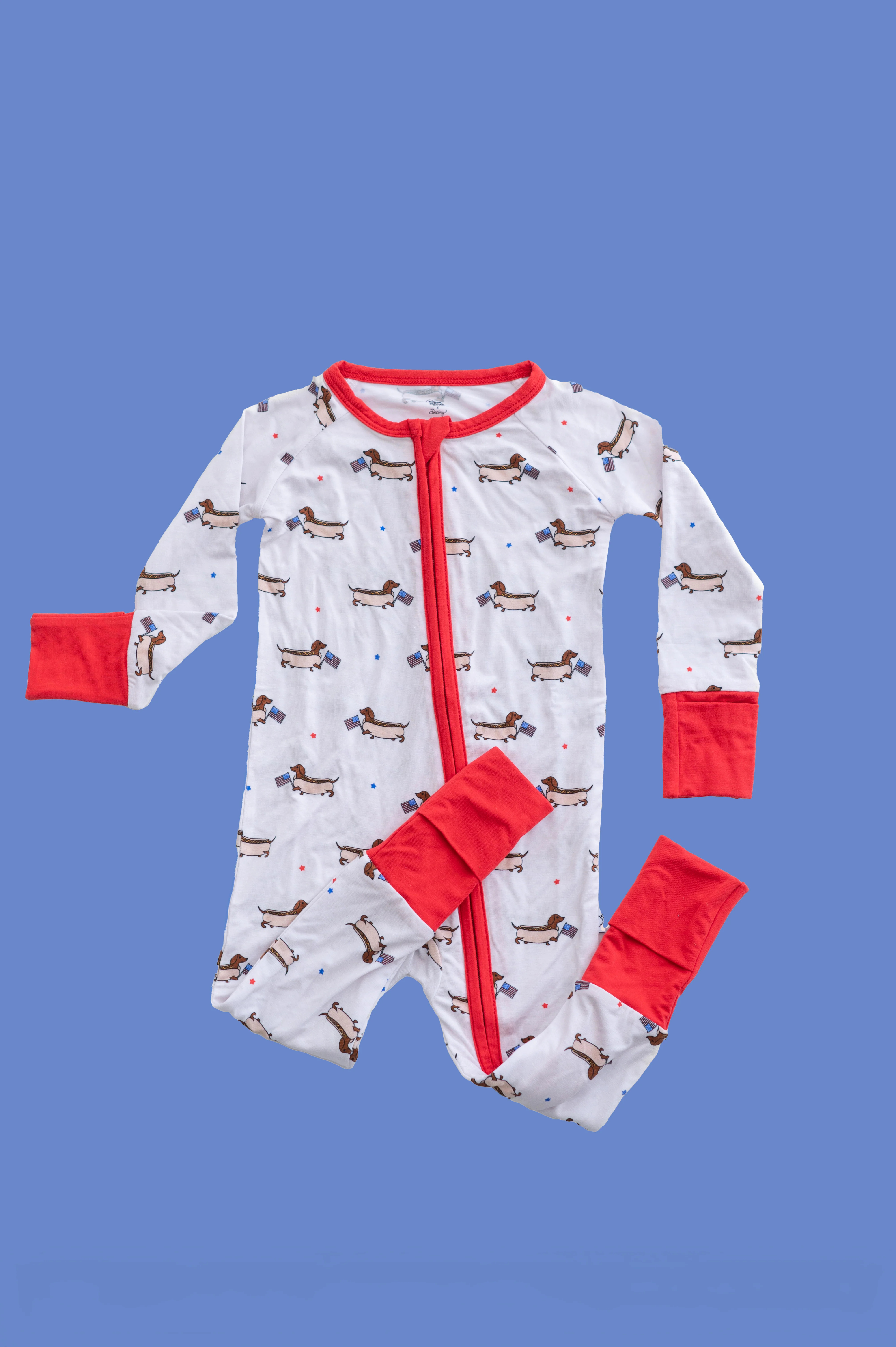 PRESTON'S AMERICAN PUPS DREAM ROMPER | Dream Big Little Co.