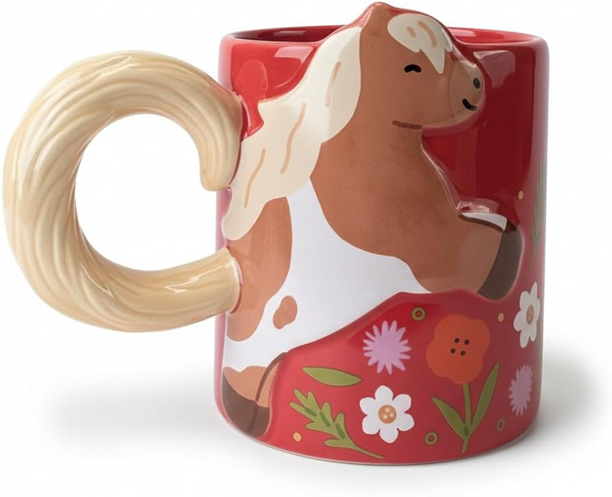 Starbucks Ceramic Mug 12 oz Year of the Horse Design | Festive Collectible Giftable Seasonal Coff... | Amazon (US)