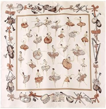 Head Scarf For Women Hair Bandana 35" Large Square Satin Wrap Sleeping Neck Silk Satin Hair Scarv... | Amazon (US)