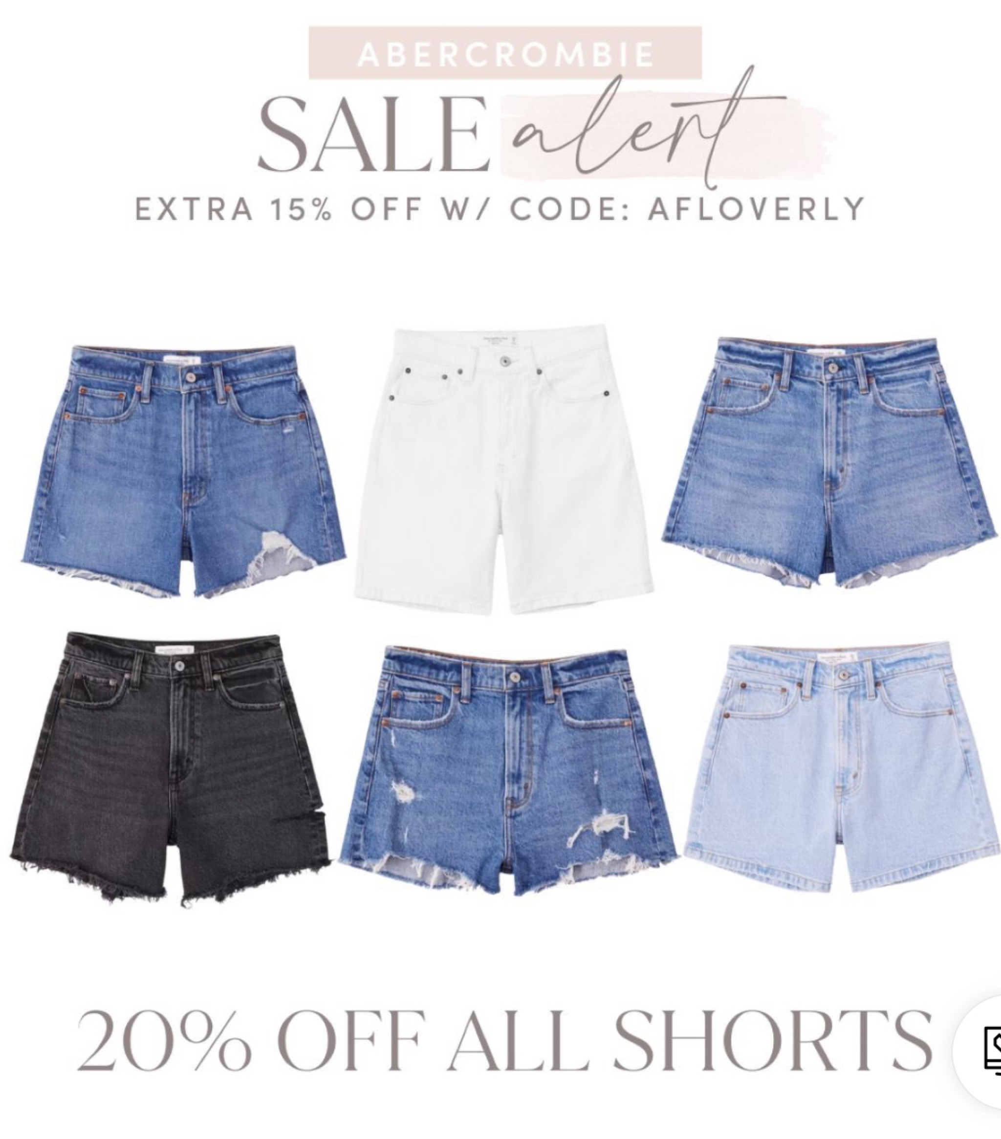 Abercrombie denim
Shorts 20% OFF

#LTKSeasonal #LTKFind #LTKstyletip