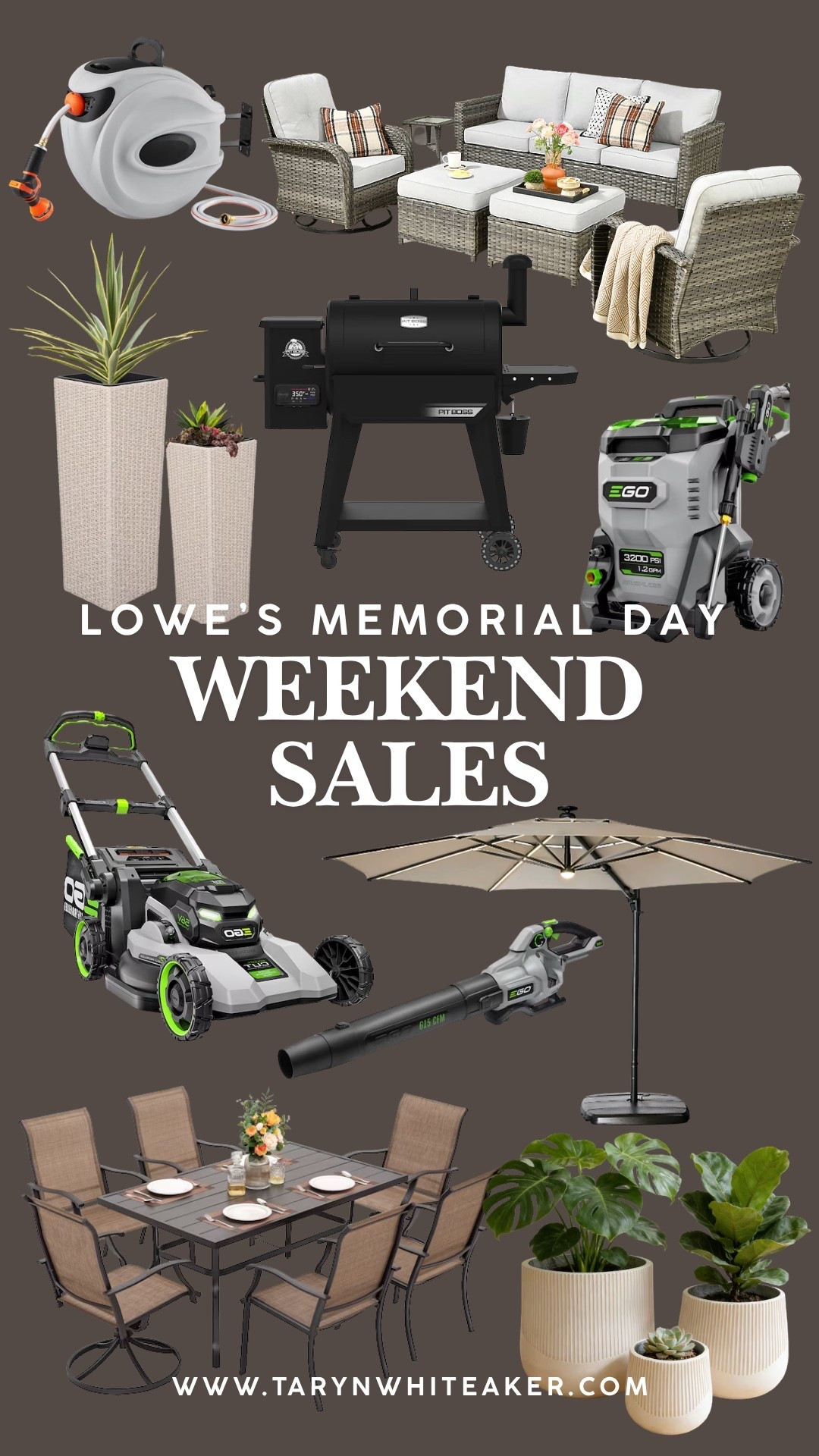 Lowe’s Memorial Day weekend sales are so good right now. If you’ve been waiting to update your patio, outdoor furniture, grill, lawn tools, planters, or backyard setup, this is the time to shop. So many great finds for summer hosting, outdoor projects, and getting your yard ready for the season.

#LTKSeasonal #LTKHome