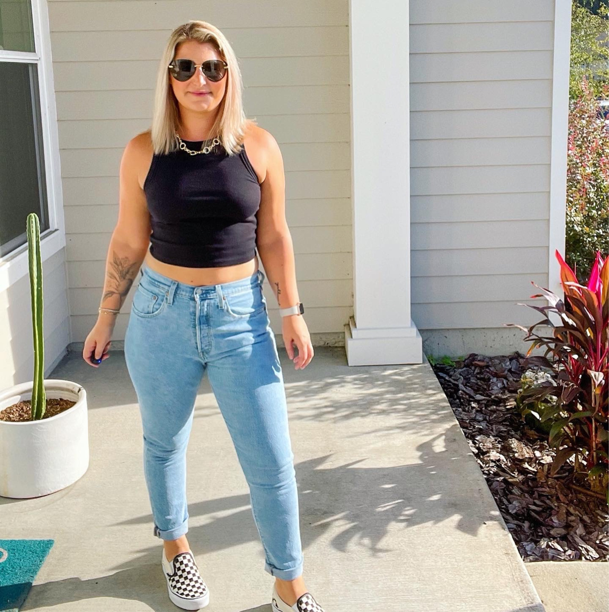 Sometimes simple is 🔑
Black tank & jeans 

#LTKunder100 #LTKSeasonal #LTKstyletip