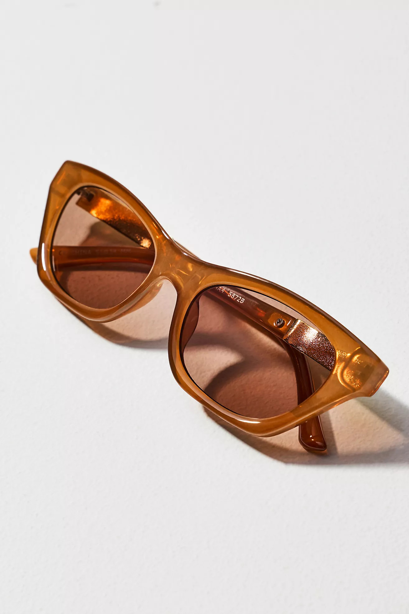 By Anthropologie Slim Cat-Eye Sunglasses | Anthropologie (US)