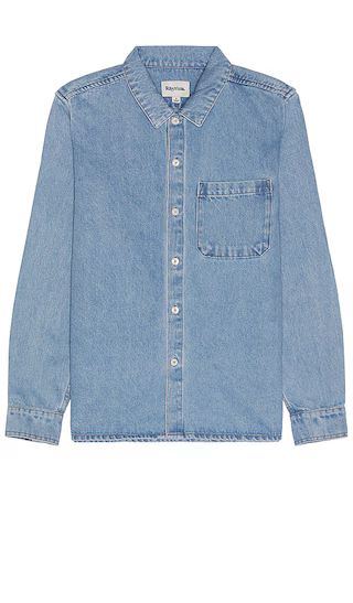 Denim Long Sleeve Shirt in Denim | Revolve Clothing (Global)