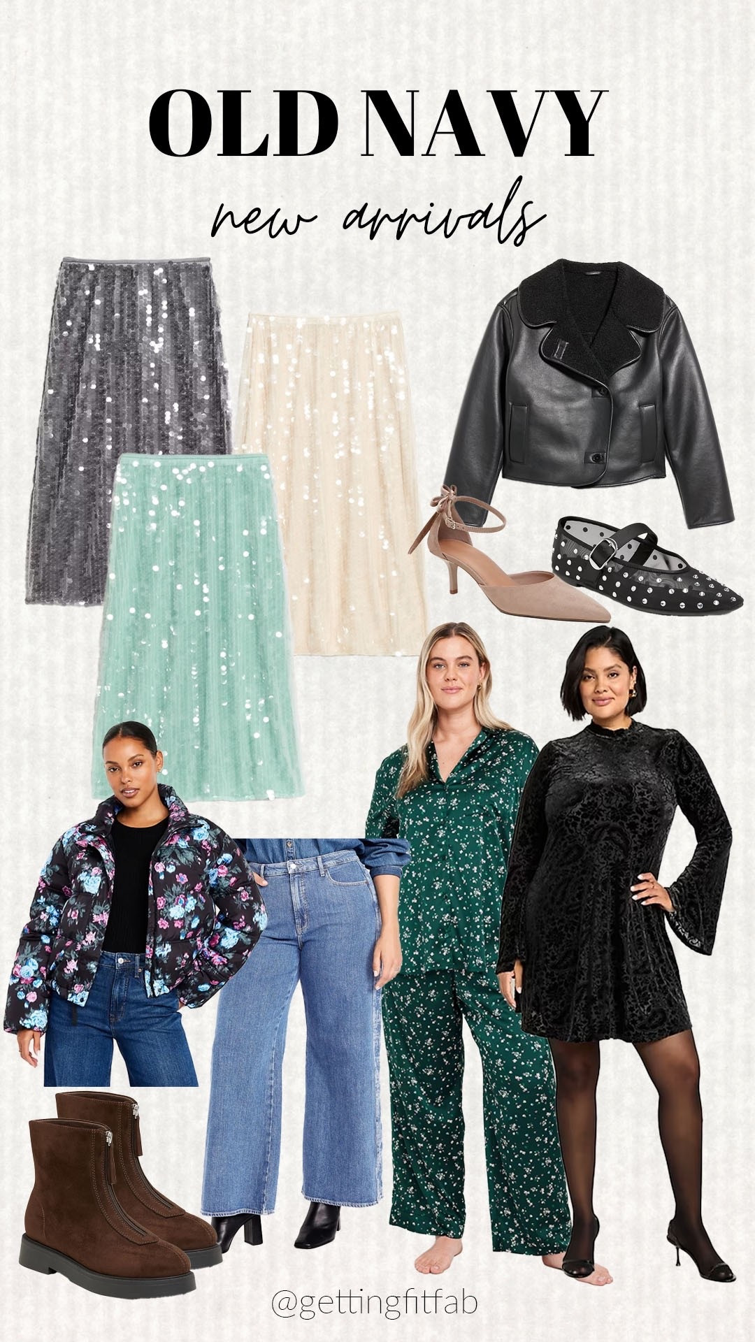 Old Navy new arrivals! All 40% off right now! 

#oldnavy

Old navy new arrivals. Plus size fall style. Plus size holiday style. Plus size sequin skirt. Holiday sequin midi skirt. Floral puffer jacket. Plus size pajama set. Black velvet dress. Old navy plus size style  

#LTKPlusSize #LTKSaleAlert #LTKStyleTip