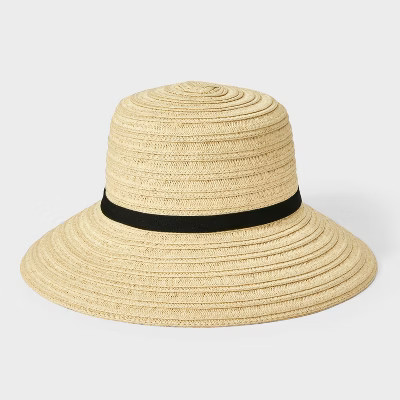 Packable Straw Down Brim Bucket Hat - Shade & Shore™ | Target
