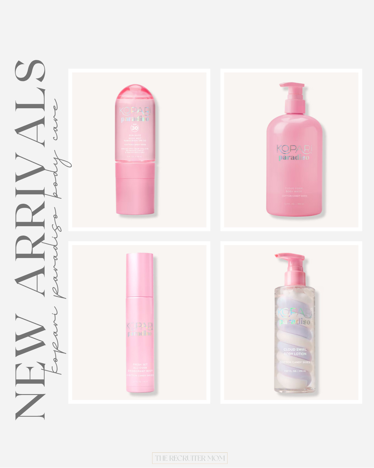 Kopari just dropped the Paradiso line and it's giving cotton candy dreams 🩷 Body lotion, deodorant mist, body wash, AND an SPF mist — a whole 4-step routine! This is the kind of body care that makes getting ready actually fun

#LTKmorningroutine #LTKselfcare #LTKBeauty