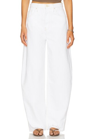 Hudson Jeans Bailey Relaxed Barrel in White from Revolve.com | Revolve Clothing (Global)