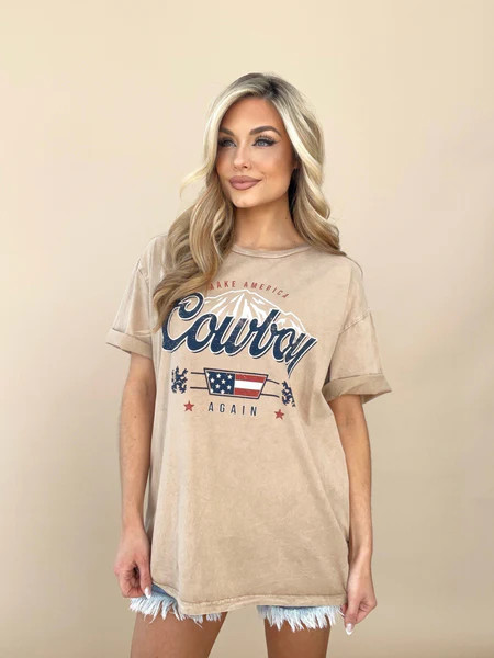 American Cowboy Graphic Tee | Lane 201 Boutique