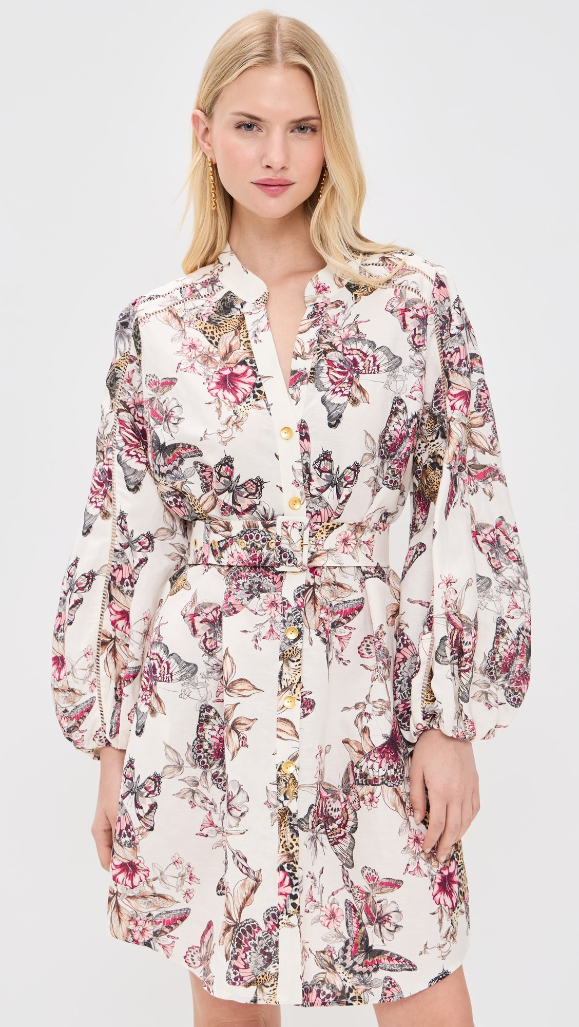 Butterfly Jungle Shirt Dress | Shopbop