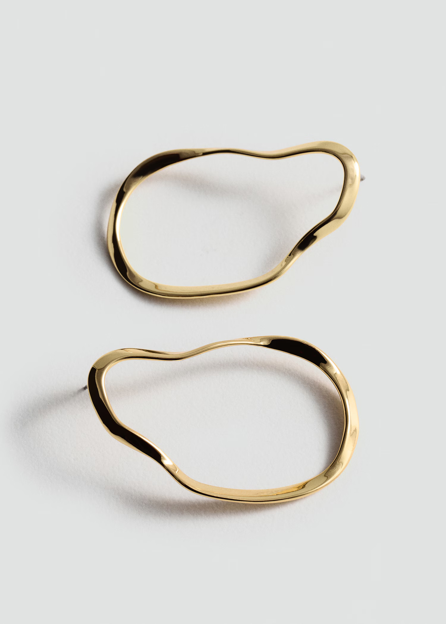 Irregular oval earrings - Women | MANGO USA | Mango (US/MX/AU)
