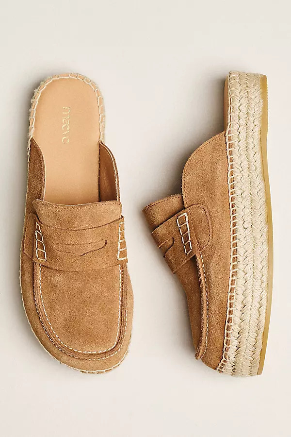 Loafer Espadrille Slides | Anthropologie (US)