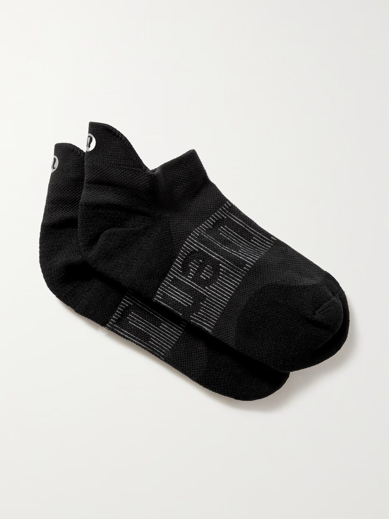 lululemon - Power Stride Stretch-knit Socks - Black | NET-A-PORTER (US)