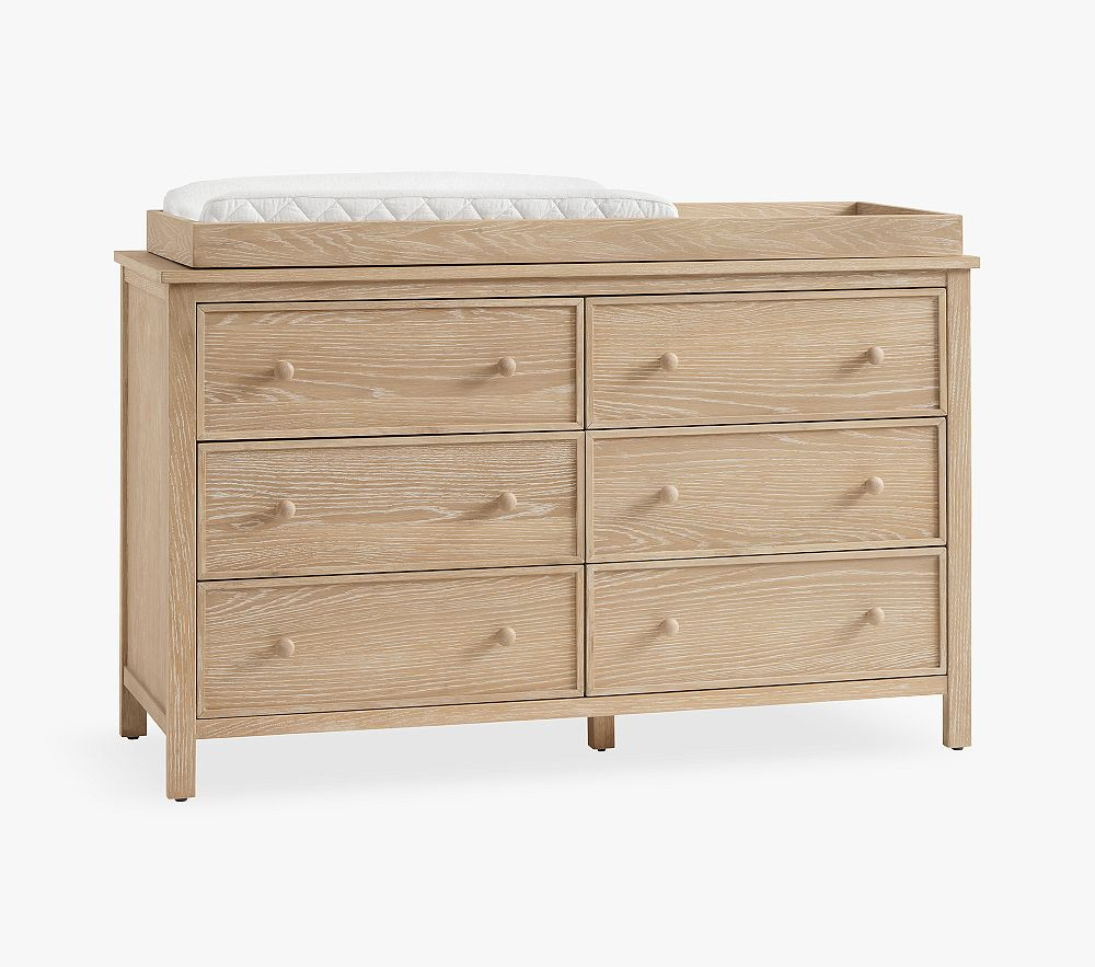Austen 6-Drawer Changing Table (56w x 19d") | Pottery Barn Kids