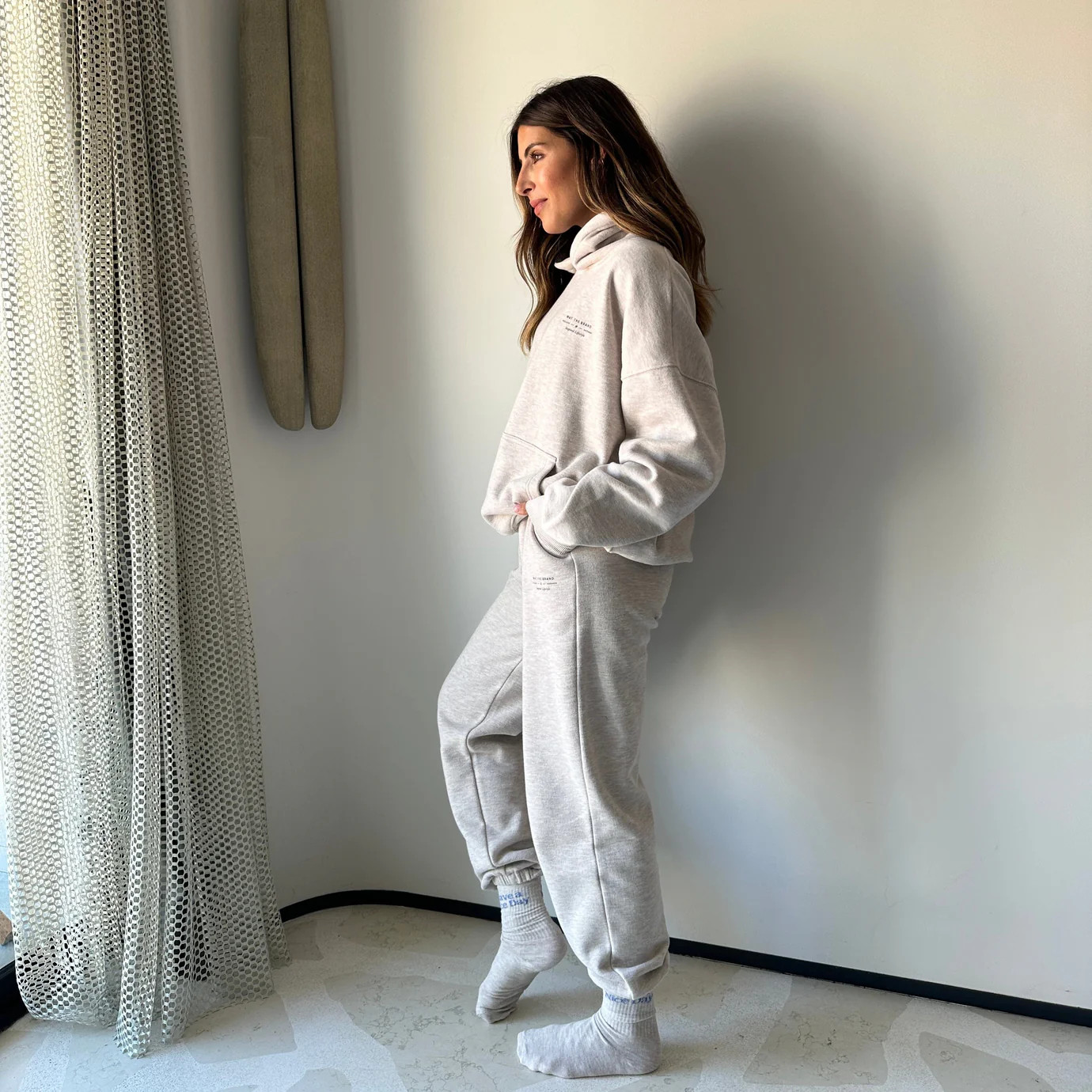 RELAXED HOODIE - OAT MARL | WAT The Brand