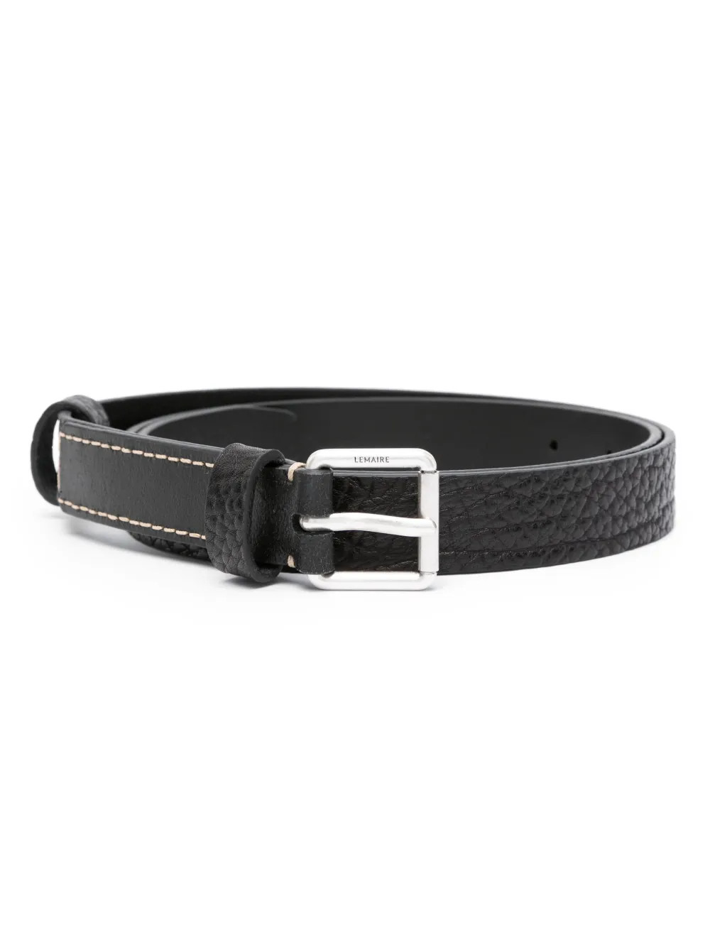 logo-engraved buckle leather belt | Farfetch Global