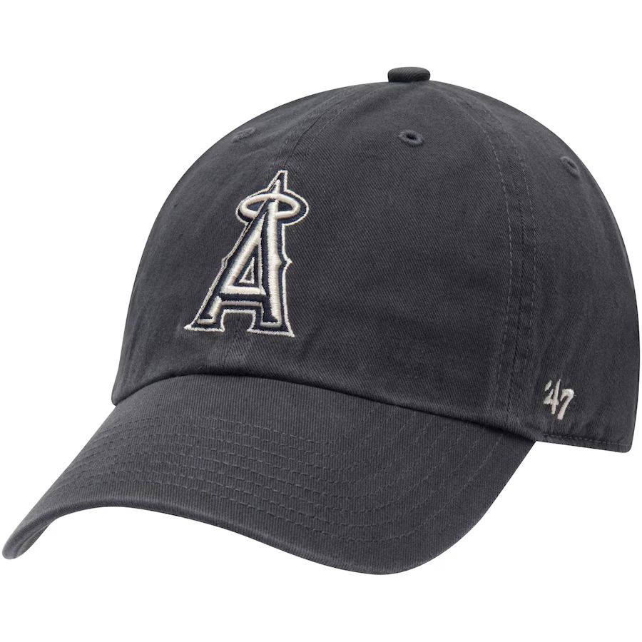 Men's Los Angeles Angels '47 Gray Vintage Clean Up Adjustable Hat | MLB Shop