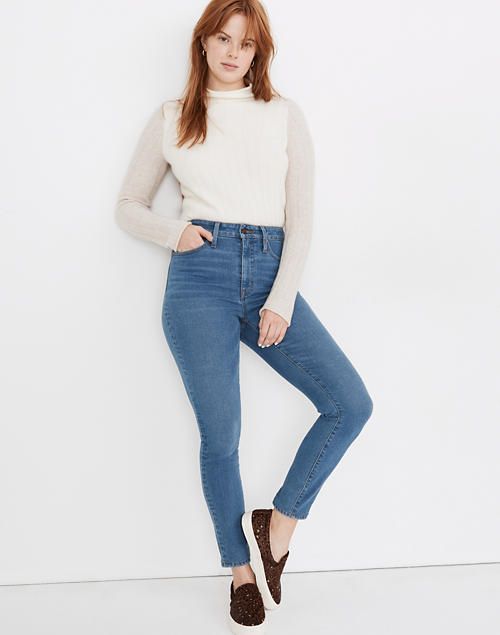 Curvy High-Rise Skinny Jeans in Astoria Wash: TENCEL™ Denim Edition | Madewell