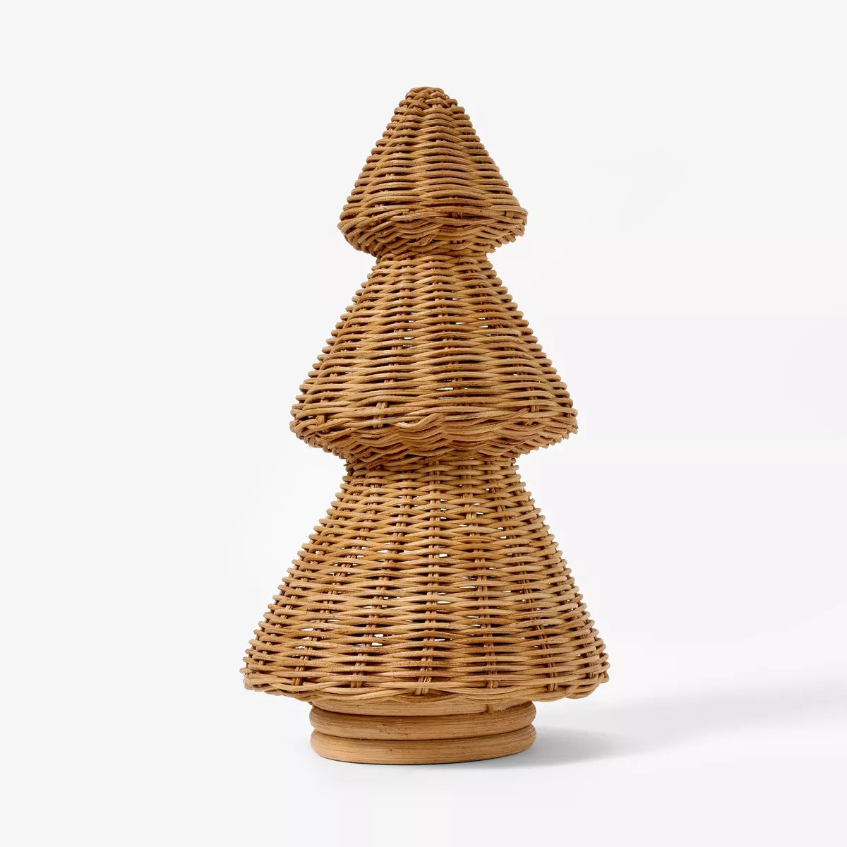 Large Rattan Basket Weave Christmas Tree - Threshold™ designed with Studio McGee | Target