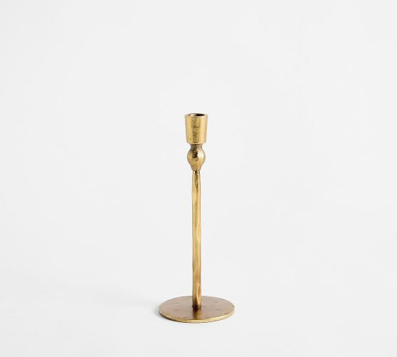 Poconos Hammered Candle Holders | Pottery Barn (US)