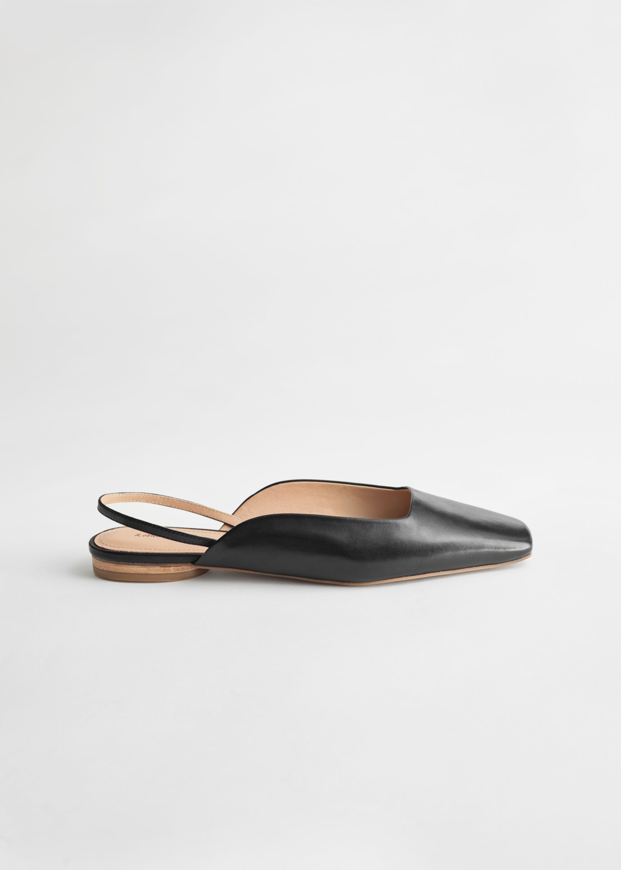 Leather Square Toe Ballerina Flats | & Other Stories (EU + UK)