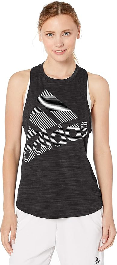 adidas Womens Badge of Sport Logo Tank | Amazon (US)