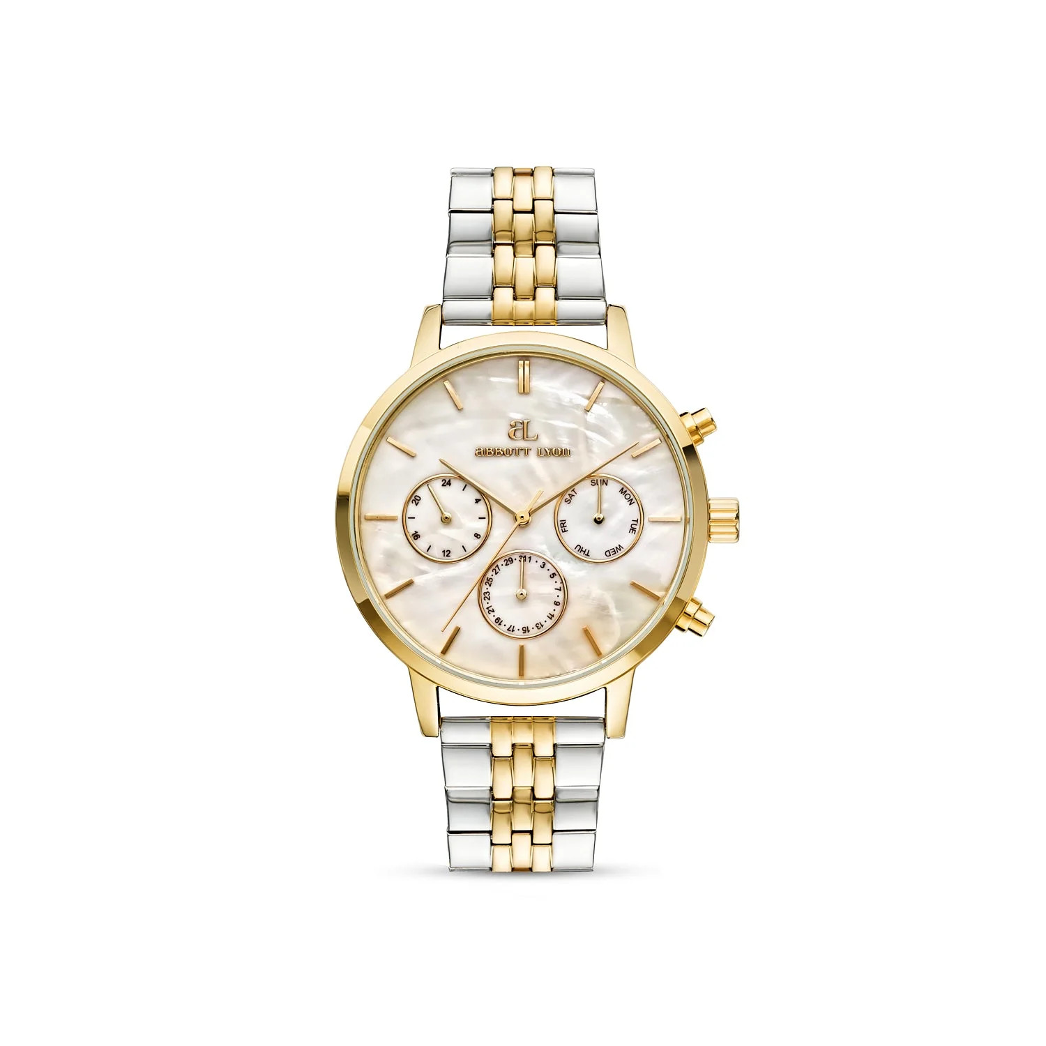 Two Tone Pearl Link Nueva 40 | Abbott Lyon