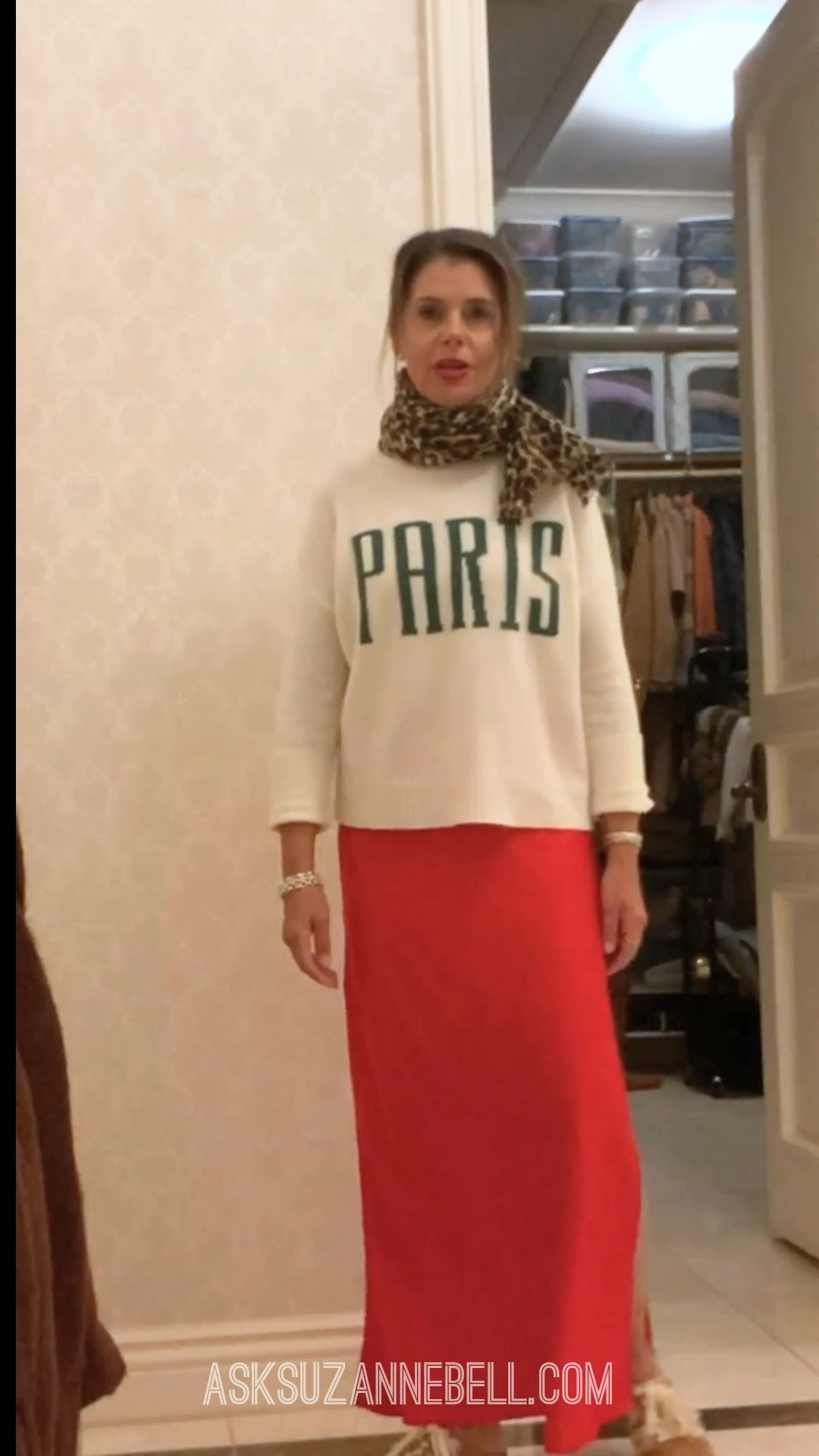 Comfy holiday chic in suede retro sneakers (on promo), satin skirt & cashmere graphic sweater, faux fur brown long coat

📍 All Anthro picks, including my exact Back 70 sneakers, now on promo at Anthropologie!!

holiday outfit/ sneaker mules / graphic sweater / red skirt/ ootd / gdwm/ faux fur brown coat / animal print scarf

#LTKgrwm #LTKSaleAlert #LTKootd