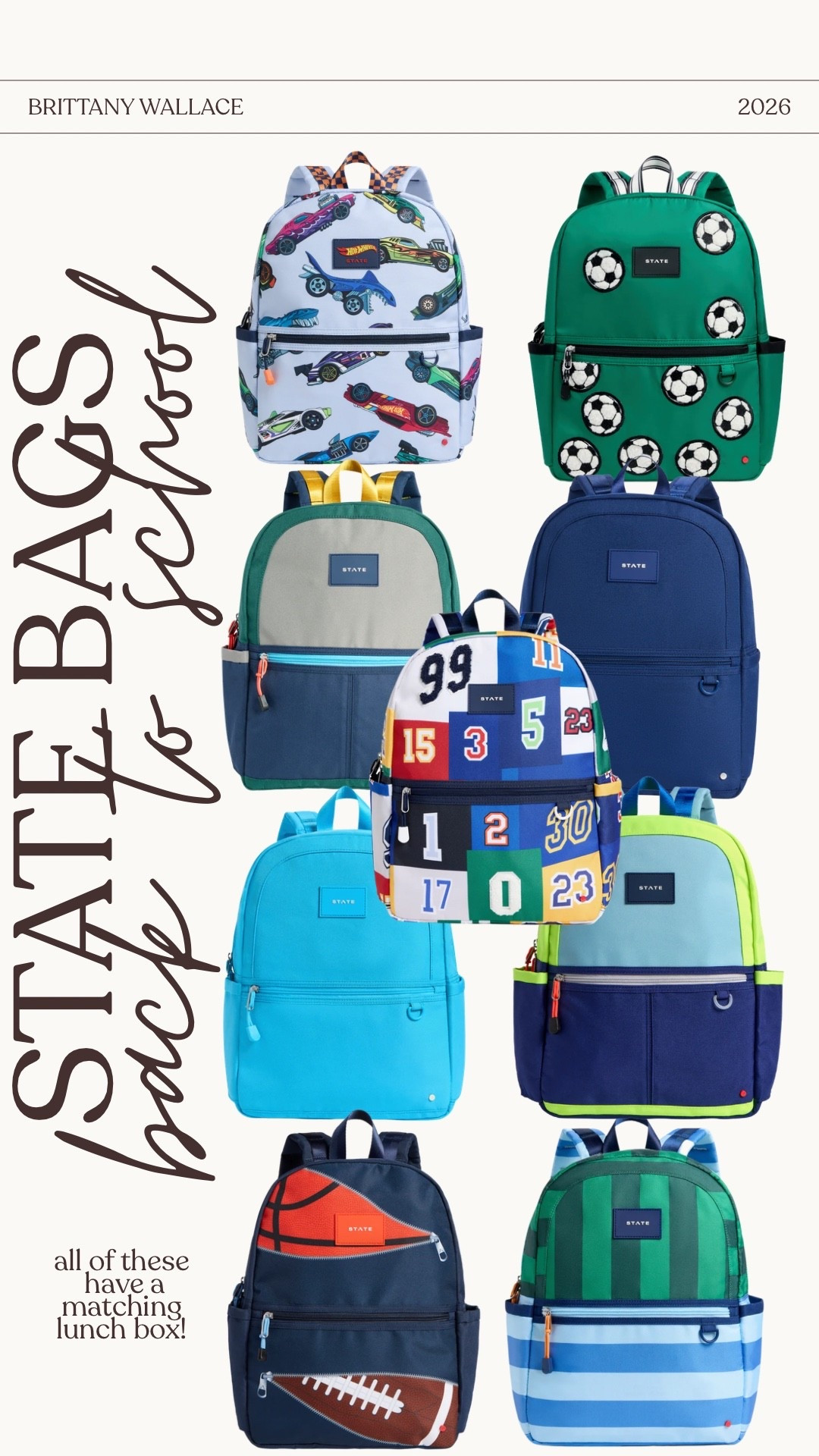 STATE bags have some of the cutest prints for back to school! All of these have matching lunch boxes too 📚✂️✏️🚌
kids back packs, kids lunch boxes, back to school essentials!

#LTKKids #LTKmomlife