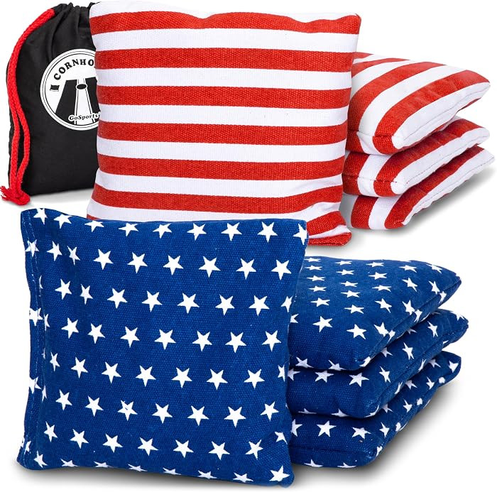 GoSports Official Regulation Cornhole Bean Bags Set of 8 \u2013 for Competitive Cornhole Games - ... | Amazon (US)