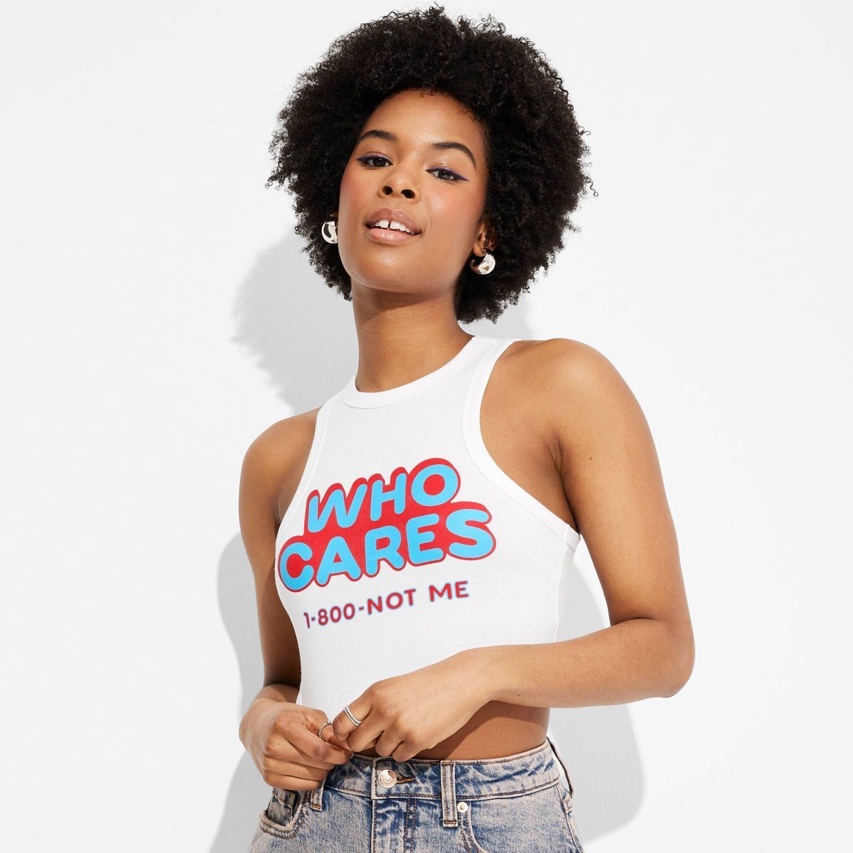 Women's Value Graphic Tiny Tank - Wild Fable™ | Target