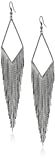 GUESS Basic Fringe Linear Drop Earrings | Amazon (US)