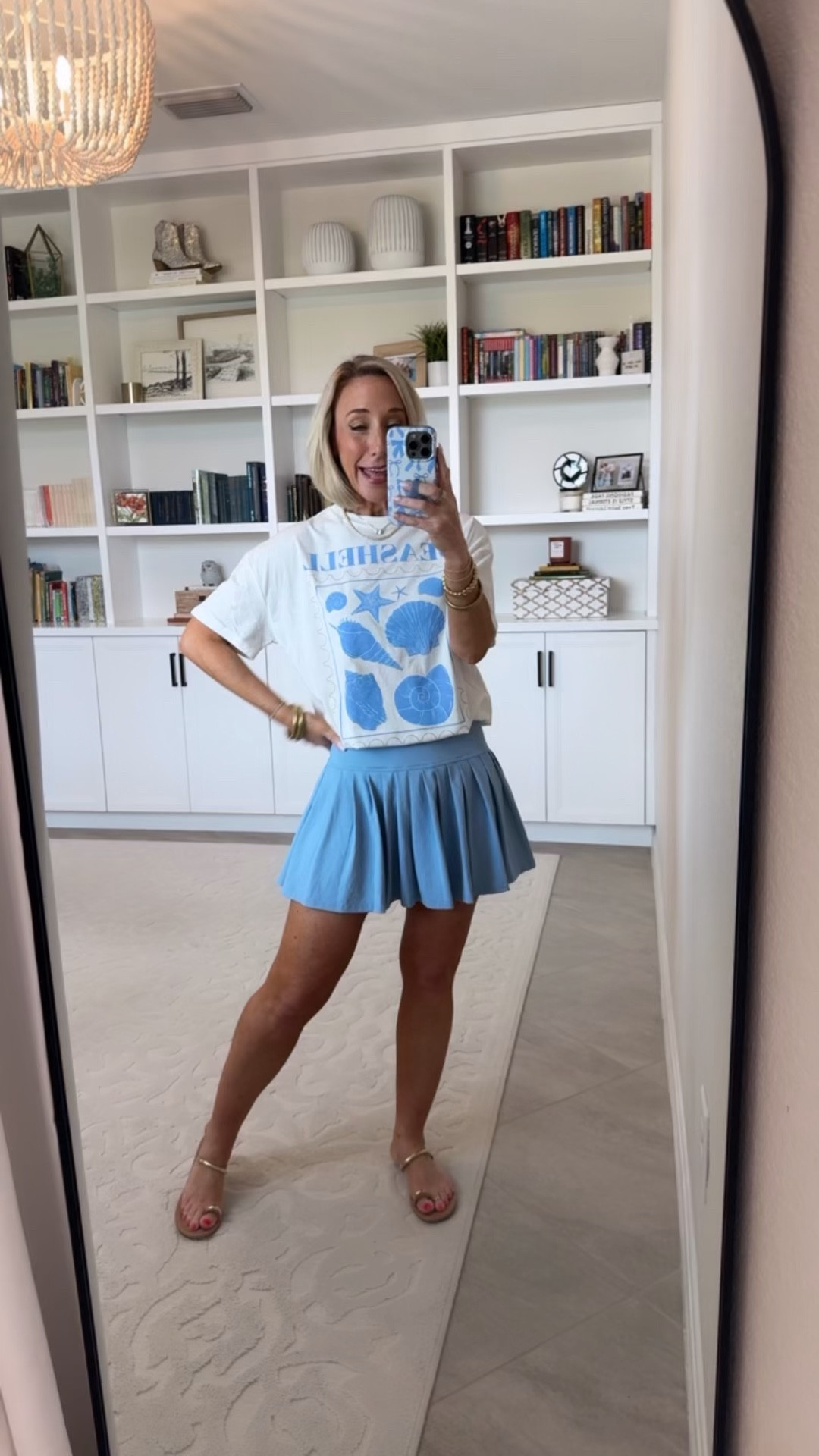 Walmart - fun new finds. Washed Graphic Boyfriend Tee - size XS. $9.98. 5 colors. * Pleated Tennis Skirts - size Small. 22 colors. Tennis Necklace - $49.99 (Originally $170). 2 colors. 

 

#LTKOver40 #LTKSeasonal