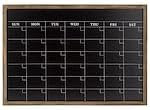 Wall Calendar, Chalkboard Style, 21.63" H x 30.75" W x 0.81" D, Black, White & Brown | Amazon (US)