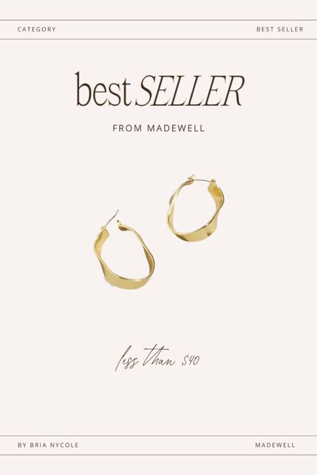 Best selling gold hoop earrings from Madewell — classic gold jewelry is my go to when styling my outfits. Linking several other gorgeous options as well!




#gold #jewelry #goldearrings #madewell #goldhoops gold hoop earrings

#LTKFind #LTKunder50 #LTKsalealert