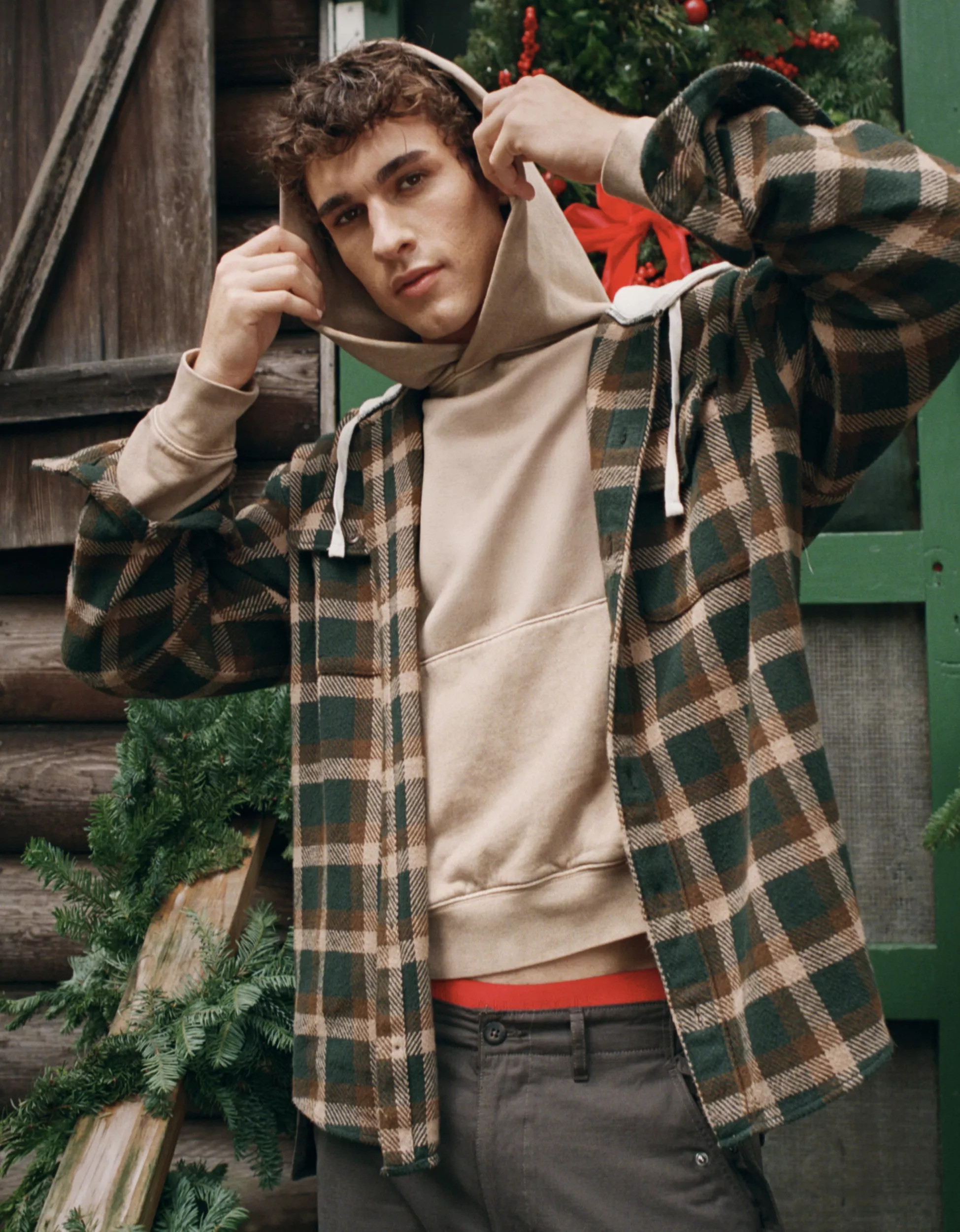 AE Hooded Flannel Shirt | American Eagle Outfitters (US & CA)