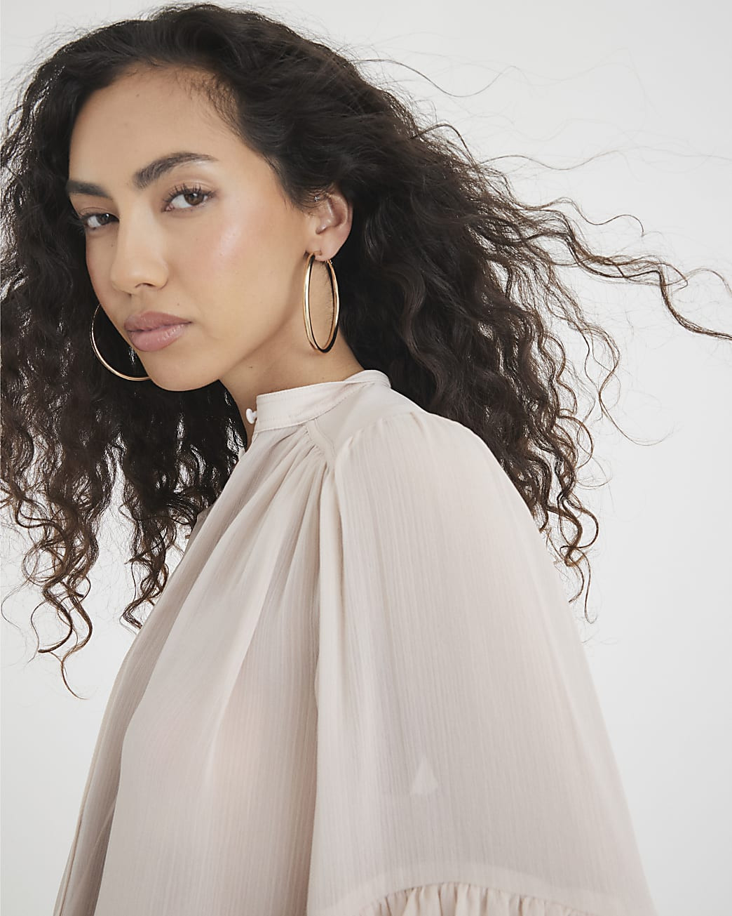 Gold large hoop earrings | River Island UK & IE