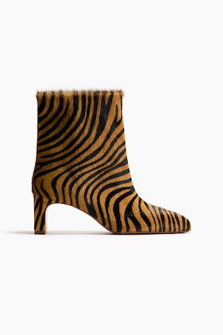 H & M - Leather Ankle Boots - Beige | H&M (US + CA)