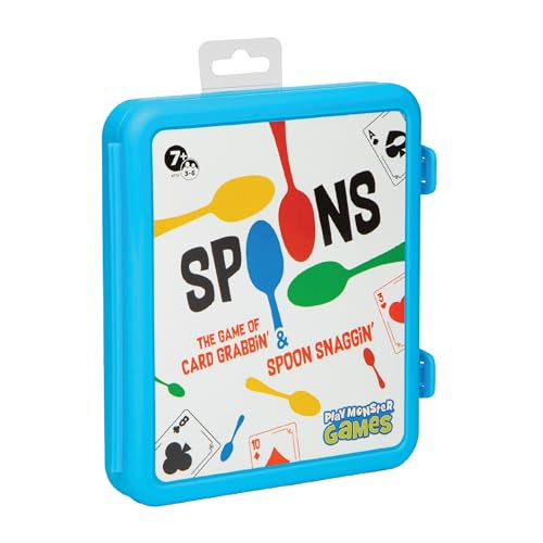 Spoons in a Case Playing Card Games for Kids Deck of Cards Fun Family Games | Amazon (US)