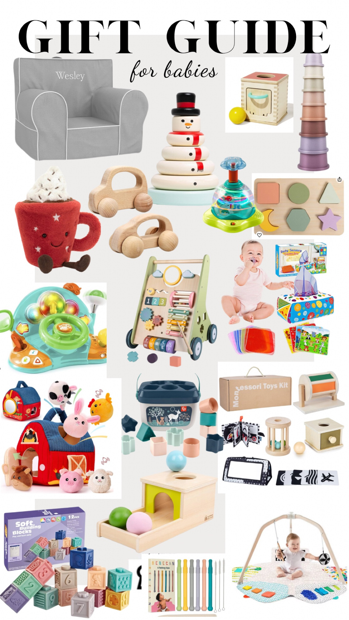 Gift guide ideas for the babies🫶🏻

#LTKFamily #LTKBaby #LTKGiftGuide