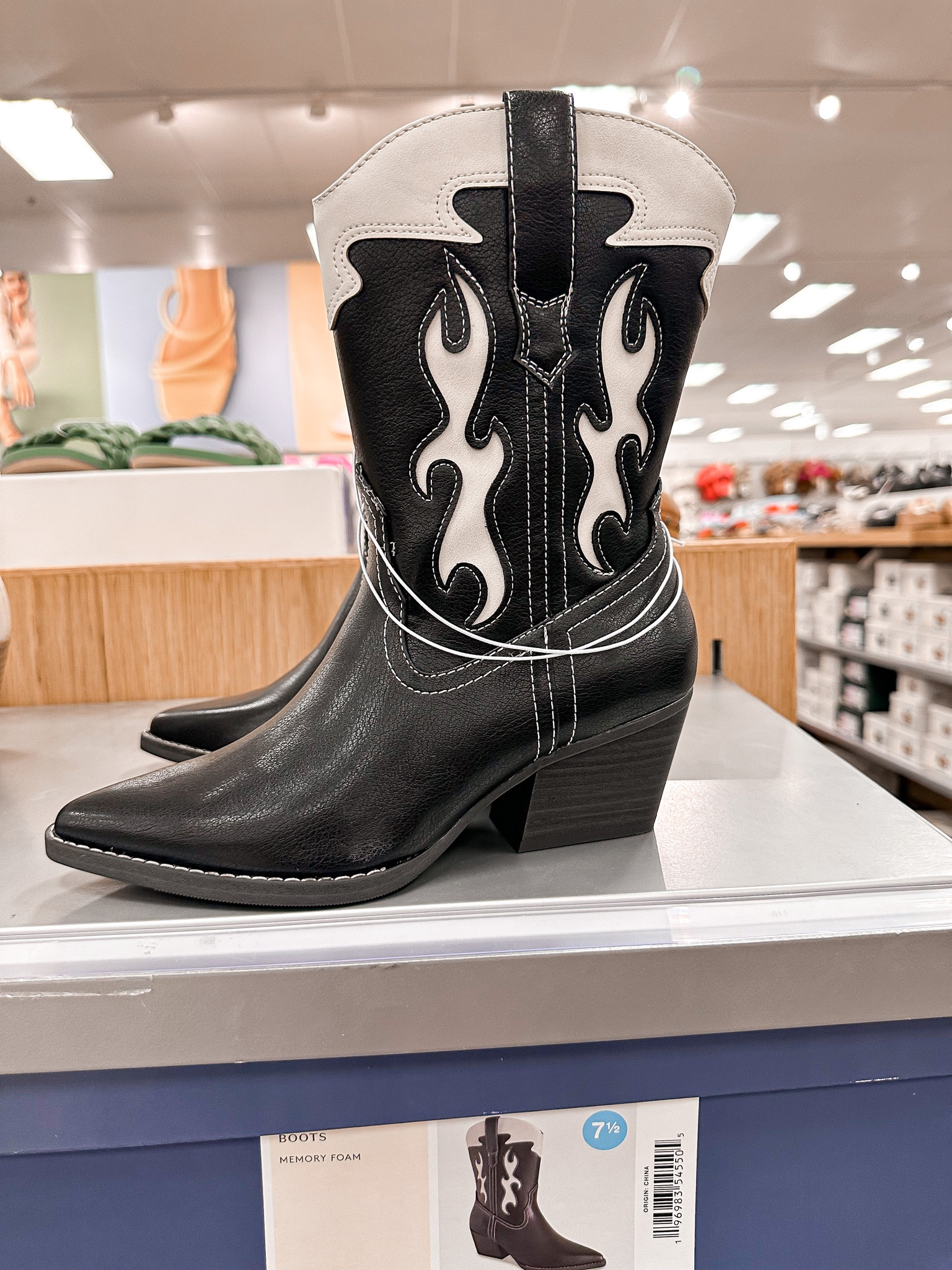 Real cute and affordable cowboy boots with a little flare 

#LTKstyletip #LTKunder50 #LTKFind
