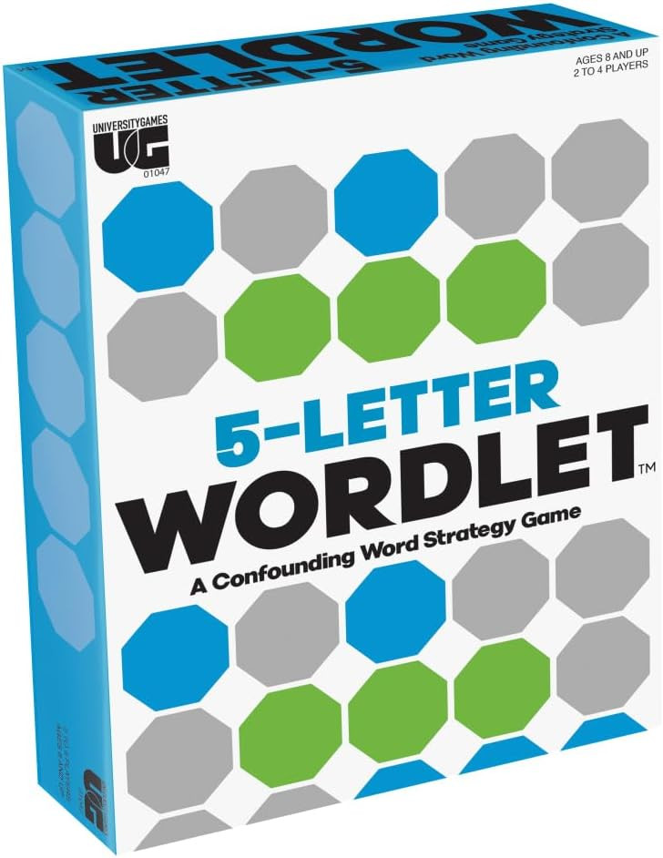 University Games | 5 Letter Wordlet Game for 2 to 4 Players Ages 8 and Up | Amazon (US)